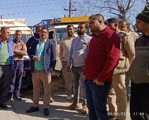 Tehsildar Khundia inspected the market, solved the problems