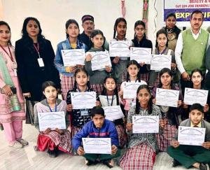  On-the-job training was conducted for the students of Sehorpai School at Jwalamukhi Skill Center