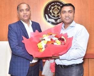 Chief Minister of Goa met former Chief Minister Jairam Thakur