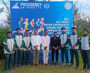 Students of Ved Vyas campus participated in cross country (male) competition.