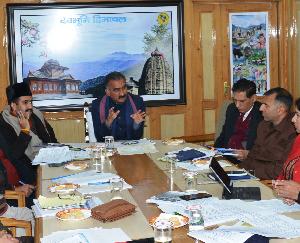 Chief Minister Sukhwinder Singh Sukhu reviewed the works of four lane projects