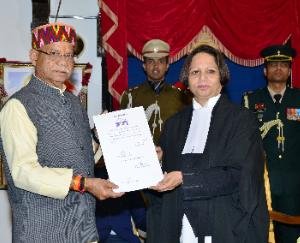 Shiv Pratap Shukla took oath as the Governor of Himachal Pradesh.