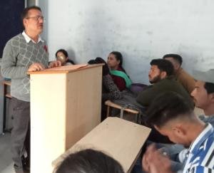 Speech competition organized in college Sugh Bhatoli