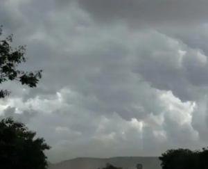 The weather will be bad in the state for the next two days, yellow alert issued for blind and lightning in some areas today