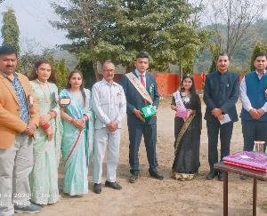 Farewell party given to 12th class students at Lotus School