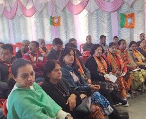 Working committee meeting of BJP Mandal concluded at Panchayat Bhawan, leaders filled enthusiasm among workers