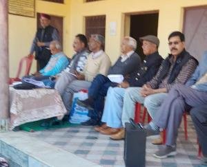 Pensioners Union Block Pragpur organized the meeting