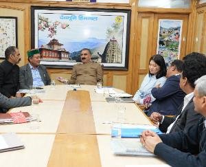 Asian Development Bank's PRF mission team met Chief Minister Sukhu