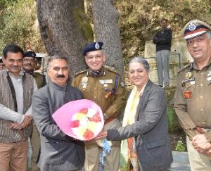 The- Chief- Minister- inaugurated -the- plantation- drive- of -the- State- Vigilance- Bureau -on- the- occasion- of- International Women's Day.