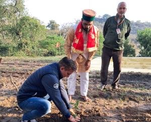 DC offered prayers at Maa Balasundari temple