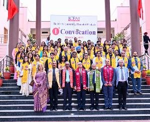 Solan: ICFAI University Baddi celebrated its first convocation