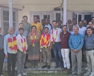 Dehra: Amit Kaushal became the President of Non-Gazetted Employees Federation Dehra