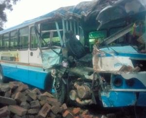 Haryana Roadways bus met with an accident in Una, 2 killed