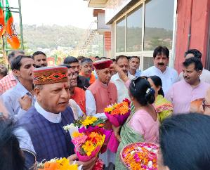 Hamirpur: Modi government is realizing the dream of New India: Dhumal