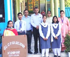 Kunihar: Class X toppers honored at BL School