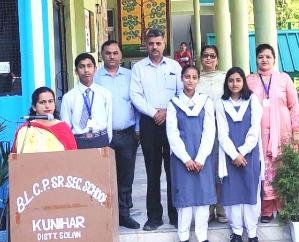 Kunihar: Class X toppers honored at BL School