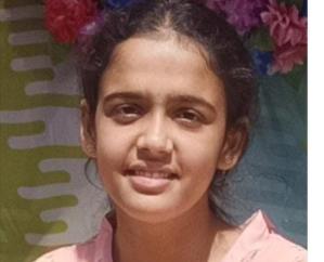 Dehra: Aastha Sharma topped the children's school girly with 676 marks