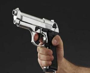 A pistol was pointed at a person in a private hotel in Jwalamukhi