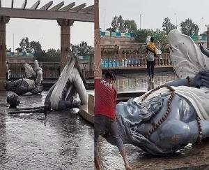 congress-aggressive-on-mahakaal-lok-statues