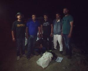 2.300 kg of charas and 838 grams of opium recovered from a person in Patlikuhal122