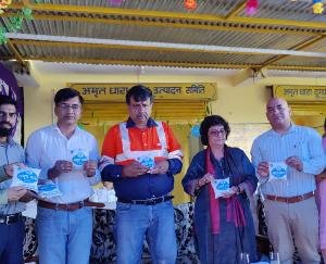  Darlaghat: Amrit Dhara Milk Production Committee launched 500 ml packet of milk in the market