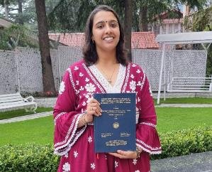 Una: Deputy CM Mukesh's daughter Aastha did PhD in law
