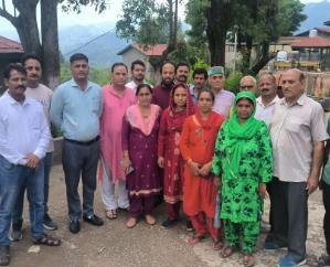 Kunihar: Block Congress Arki President Satish knows the condition of the rain affected