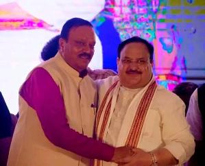 Nohradhar: Vinay Gupta becomes Sirmour district BJP president for the third time