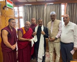 The delegation of Lahaul-Spiti thanked the Chief Minister for providing 6 crores to the district