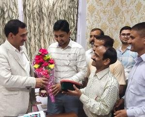 Kunihar: Non-Gazetted Employees Federation Kunihar met Sanjay Awasthi