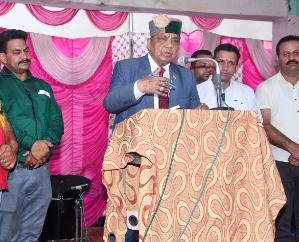 Dr. Shandil gave instructions for survey for construction of footbridge on Giri near Tikri Ghalech