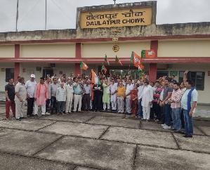 Gagret: Janshatabdi will reach Daulatpur with the efforts of Anurag Thakur: Rajesh Thakur