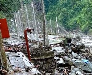  Mandi: Patikari Power House destroyed by flood in Khad