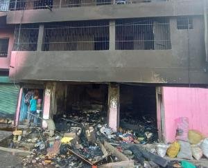 Indra Singh's family survived the fire that broke out in shops in Sangdah's Badg