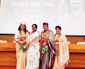 Shimla/Delhi: Varsha, Rachna, Seema participate in National Social Media Meet