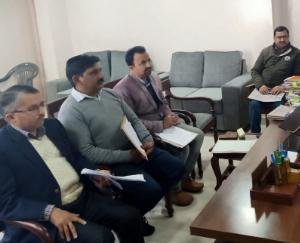 वाल्मिकी समुदाय की समस्याओं के निवारण के लिए बैठक का आयोजन