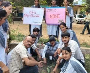 इन्दौरा:अन्तर्राष्ट्रीय ओजोन परत सरंक्षण दिवस पर करवाई विभिन्न प्रतियोगिता