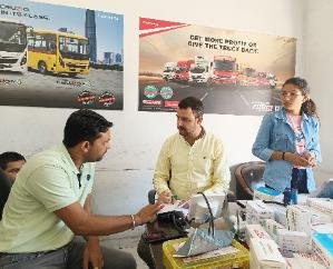 MP mobile health service team checked the health of 52 people in Kothipura