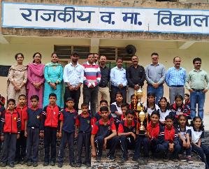Bag free day celebrated in Chhogtali school