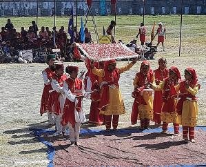 Under-14 student games started in Girls School Kunihar