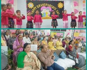 Solan: Grandparents Day celebrated with pomp at Gurukul International School