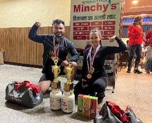  Vishal Thakur won the title of Strongest Mr. Himachal