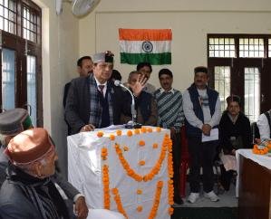  Dr. Shandil and Rohit Thakur inspected ITI Sayri