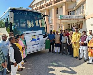 Satti sent a group of 21 boys to tour India