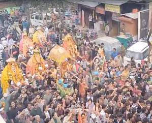Kullu Dussehra: Fourth Jaleb of Lord Narasimha came out in royal style