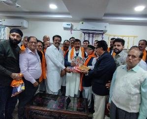 Una: Deputy Chief Minister Mukesh honored by Shri Ramlila Committee