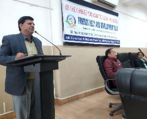 आंतरिक खुशी विषय पर किया एक संगोष्ठी का आयोजन