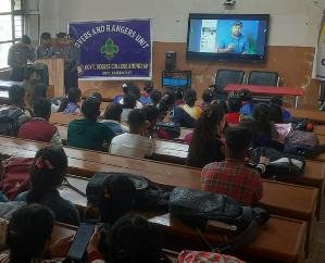 Dehra: Scouts and Guides Foundation Day celebrated in Khundia College