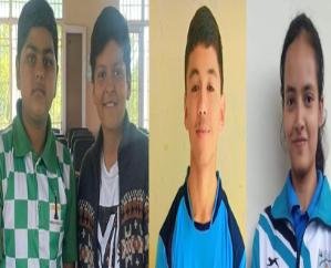 Four chess players of Jwalamukhi will play national tournament