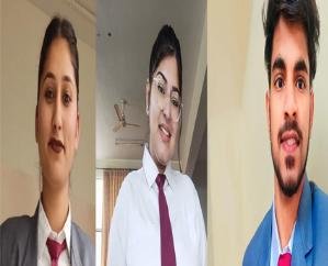  Solan: Three students of LR Institute in the merit of MBA II